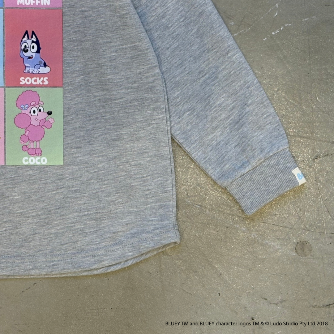 【ブルーイ】ミニ裏毛トレーナー