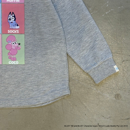 【ブルーイ】ミニ裏毛トレーナー