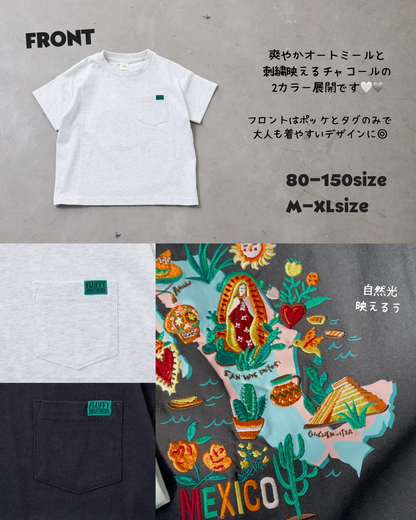 メキシコ刺繍Tシャツ