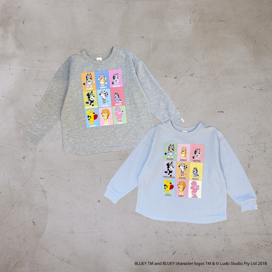 【ブルーイ】ミニ裏毛トレーナー