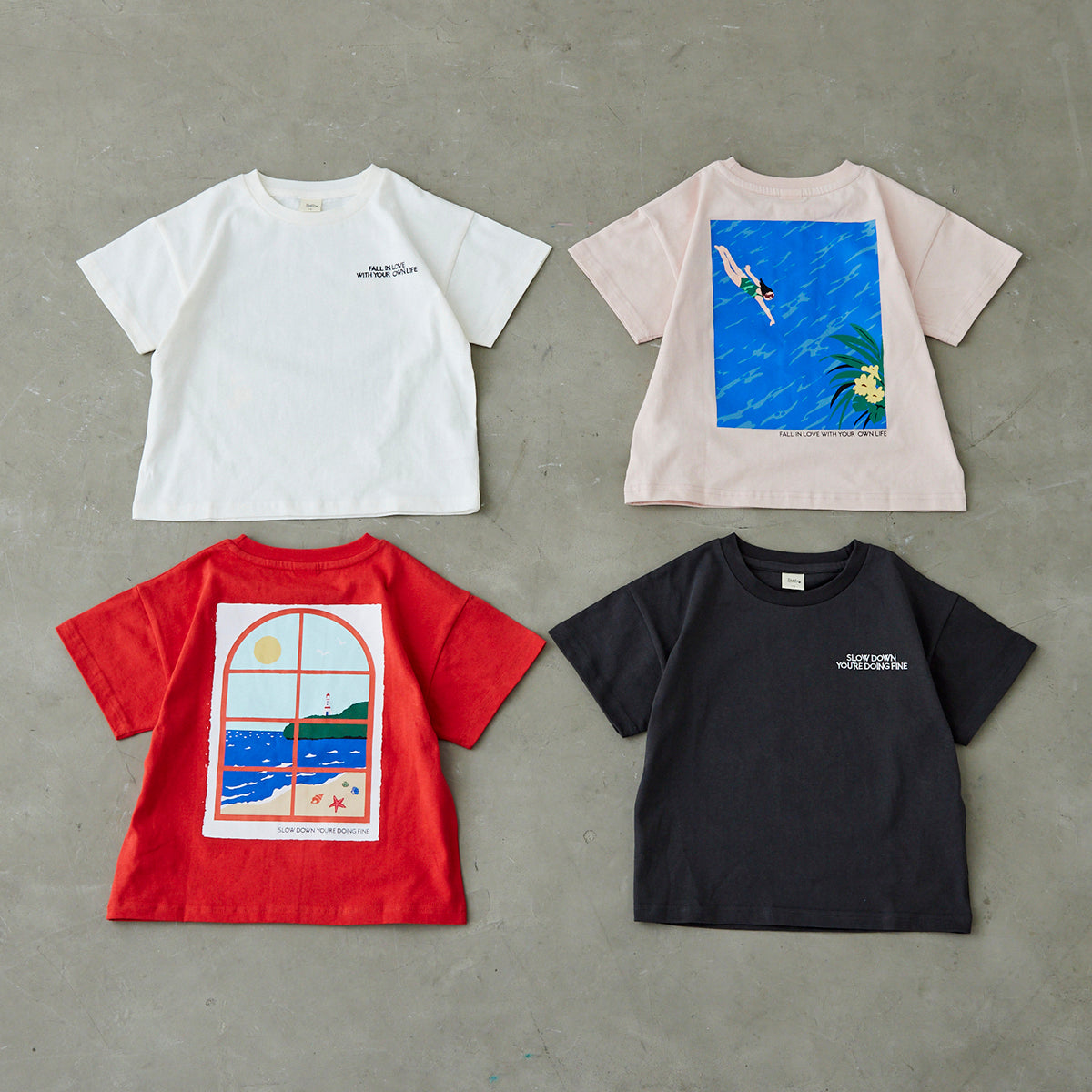 パネルプリントTシャツ