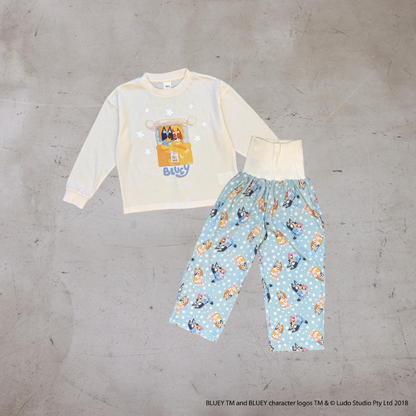【ブルーイ】ロンT＆腹巻付きパンツパジャマ