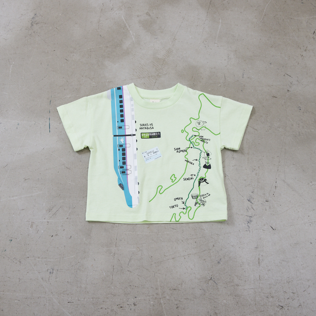 【JRの電車】連結プリントTシャツ