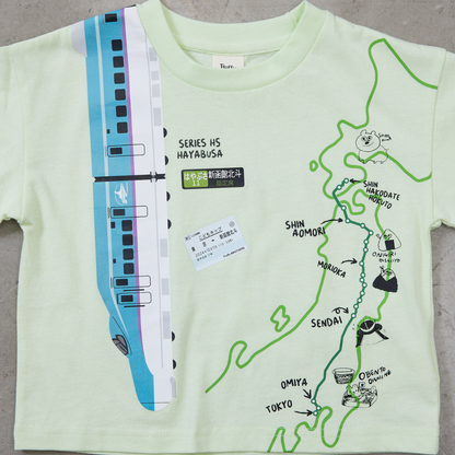 【JRの電車】連結プリントTシャツ