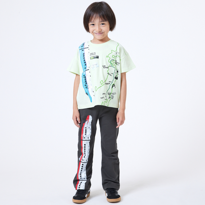 【JRの電車】連結プリントパンツ