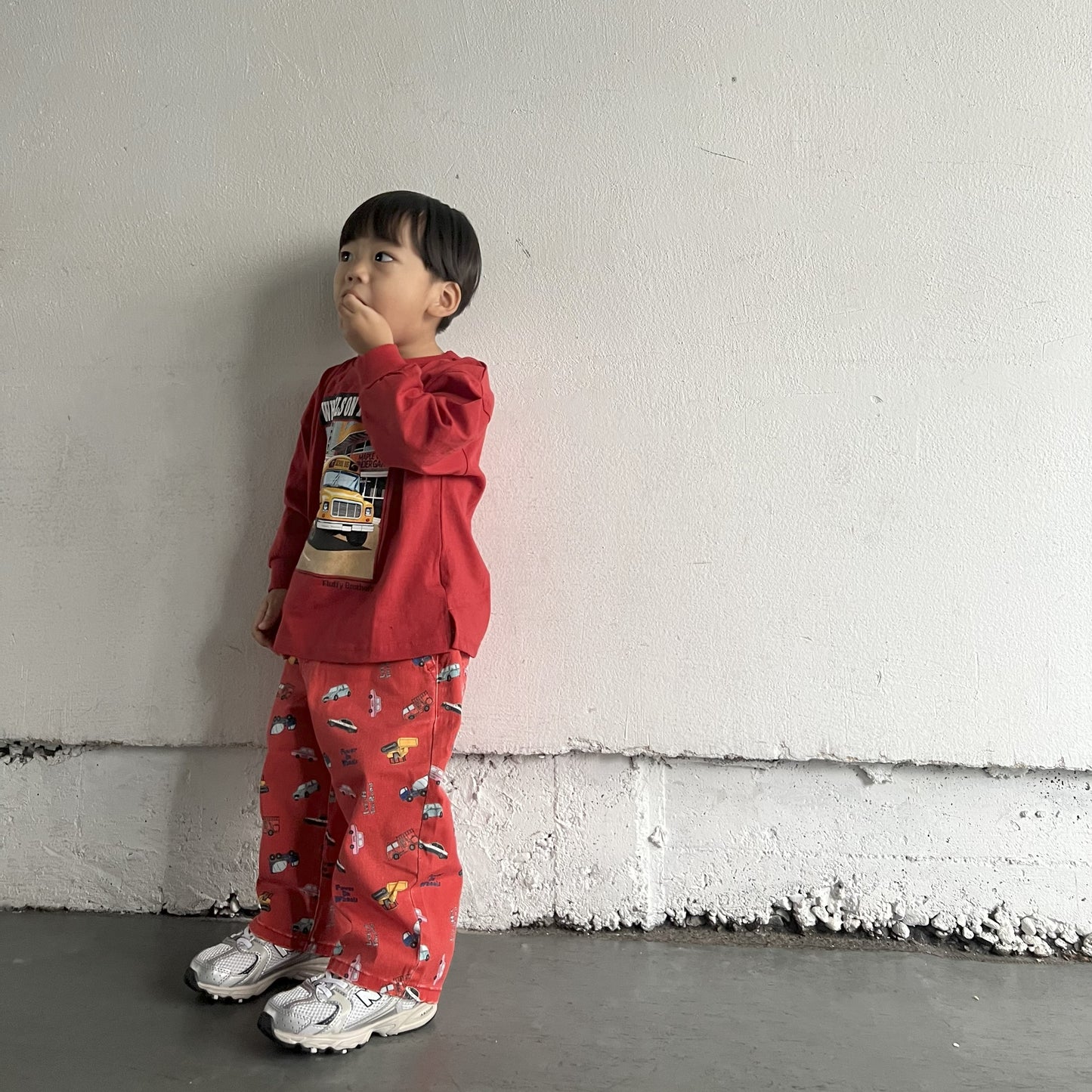 【働く車】総柄パンツ