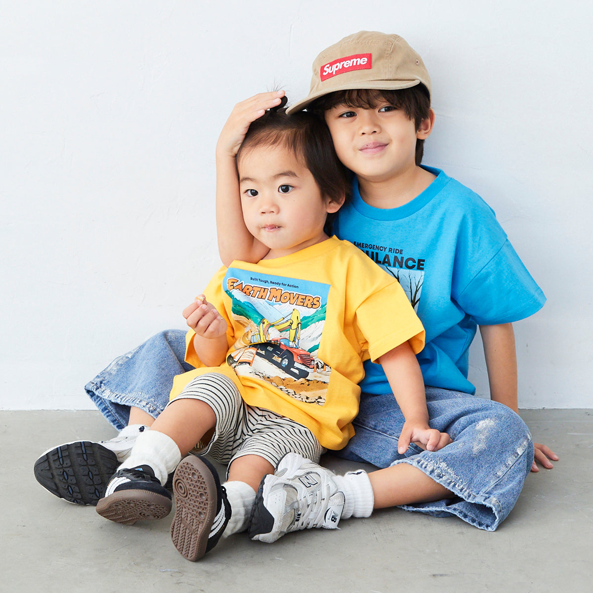 働く車プリントTシャツ