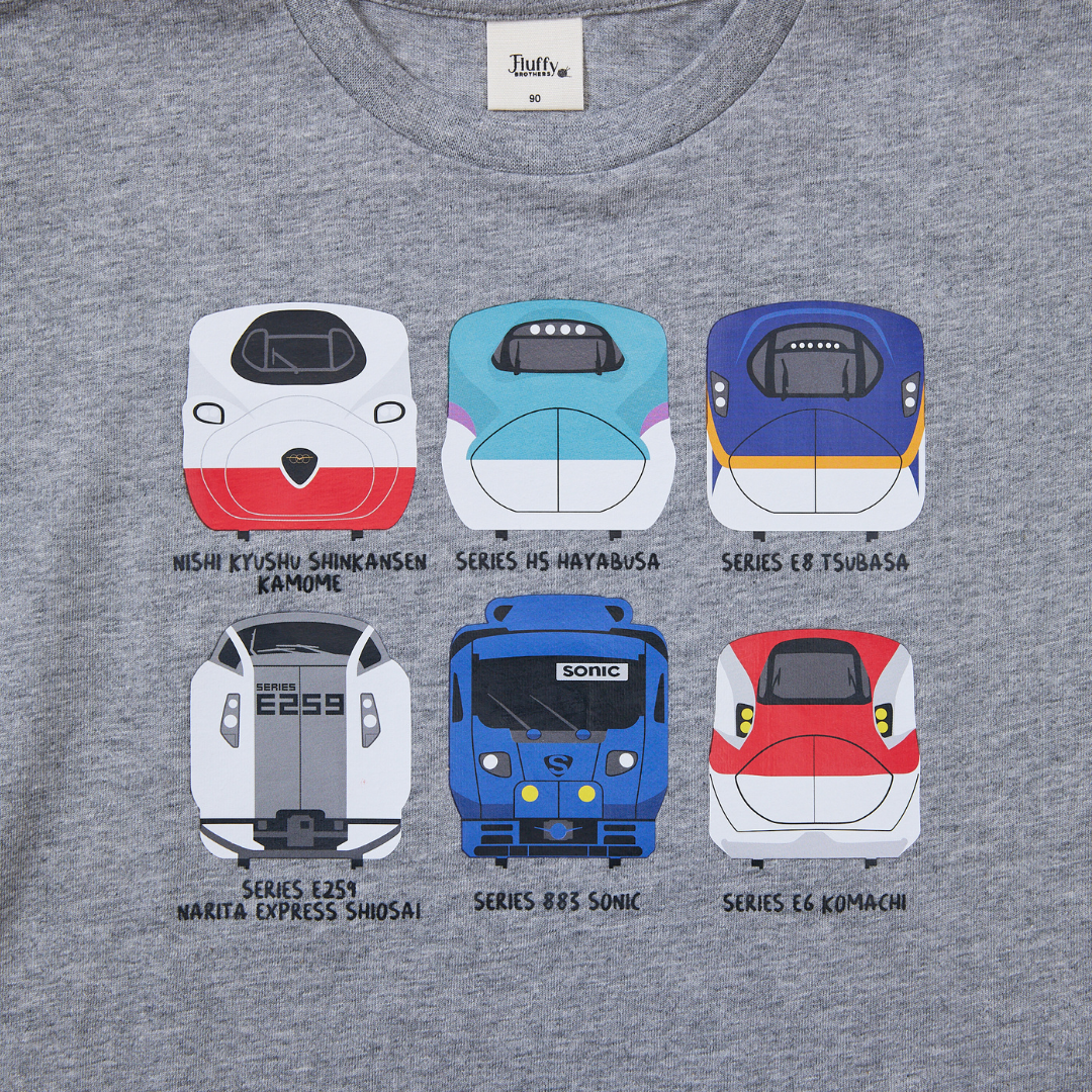 【JRの電車】プリントTシャツ