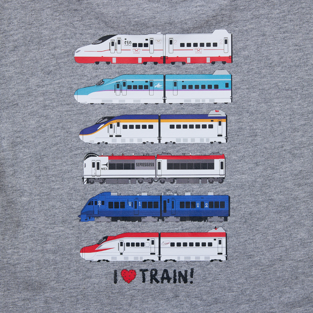 【JRの電車】プリントTシャツ