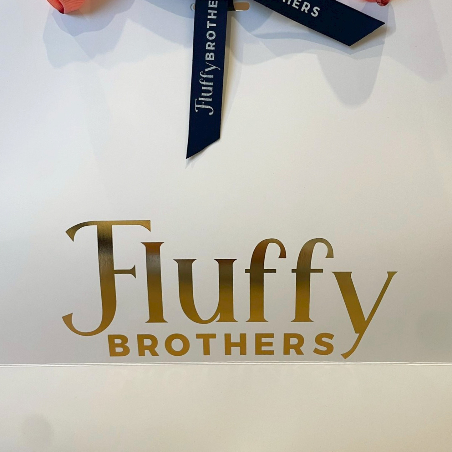 ロゴ入り紙袋(リボン付き)　M