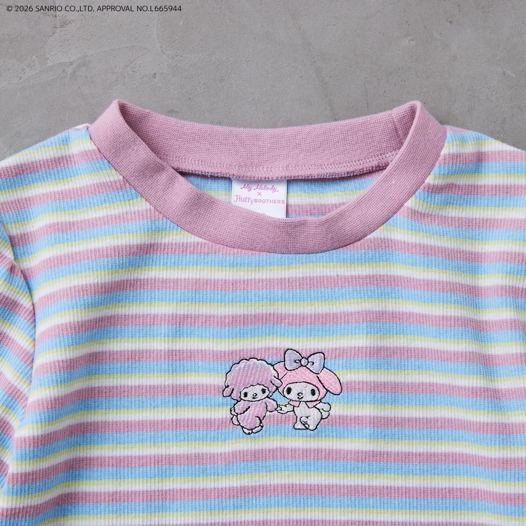 【サンリオキャラクターズ】リブボーダーT