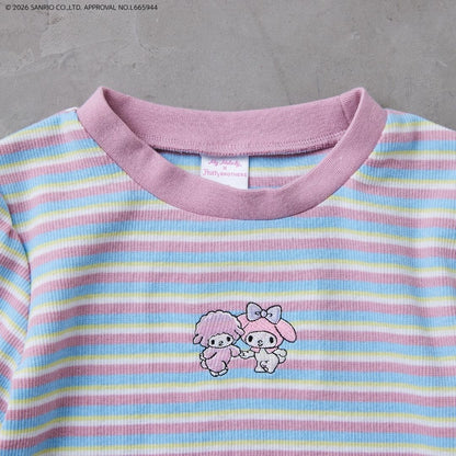 【サンリオキャラクターズ】リブボーダーT