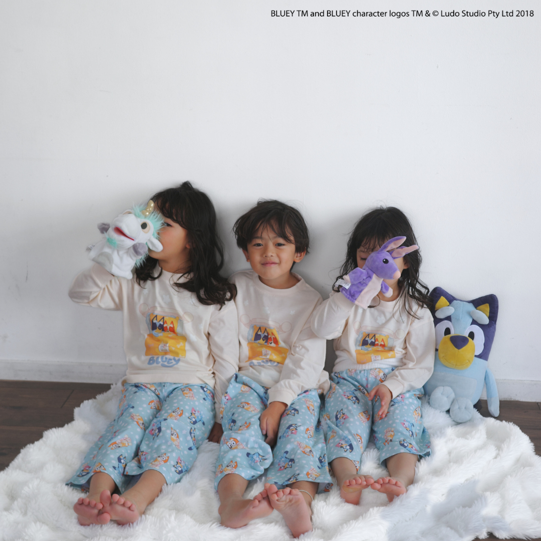 【ブルーイ】ロンT＆腹巻付きパンツパジャマ