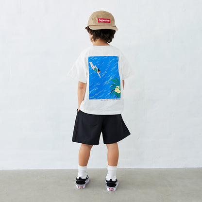 パネルプリントTシャツ