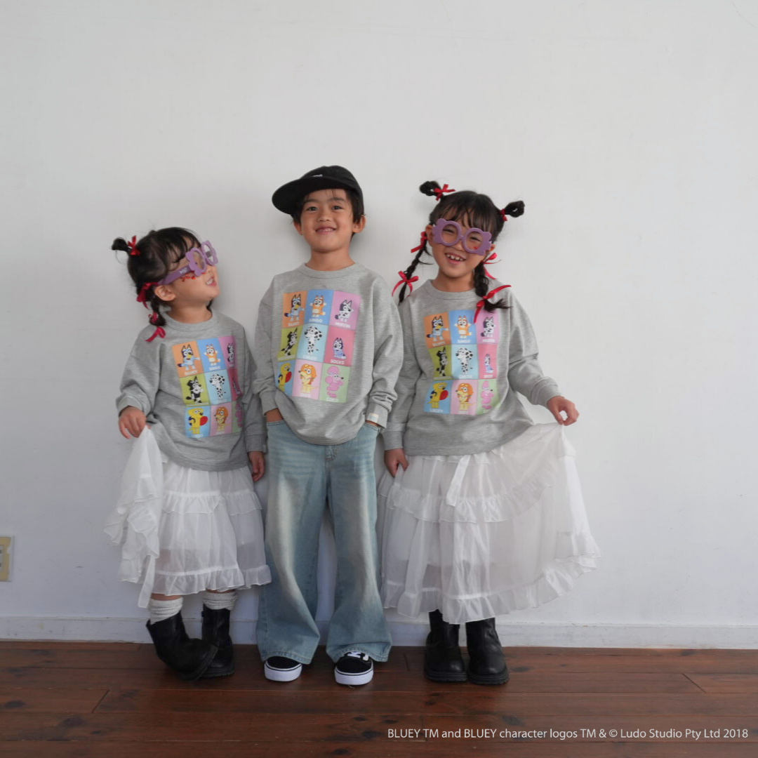 【ブルーイ】ミニ裏毛トレーナー