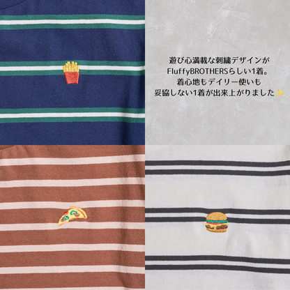 【FLUFFREE】ボーダーロンT