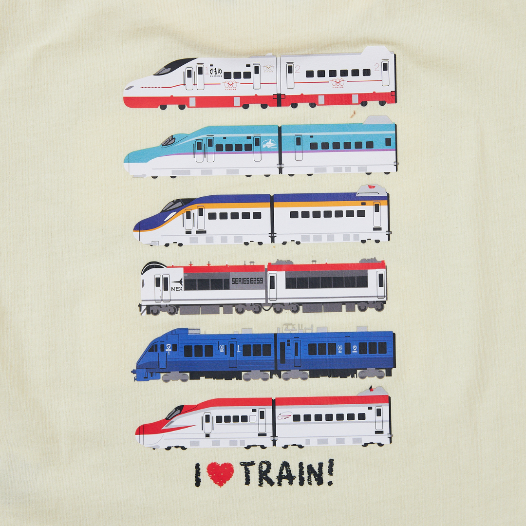 【JRの電車】プリントTシャツ