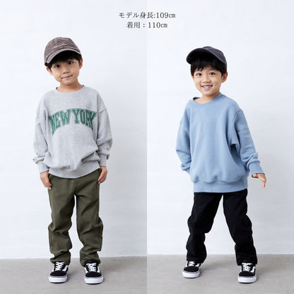 【FLUFFREE】裏起毛ストレッチパンツ