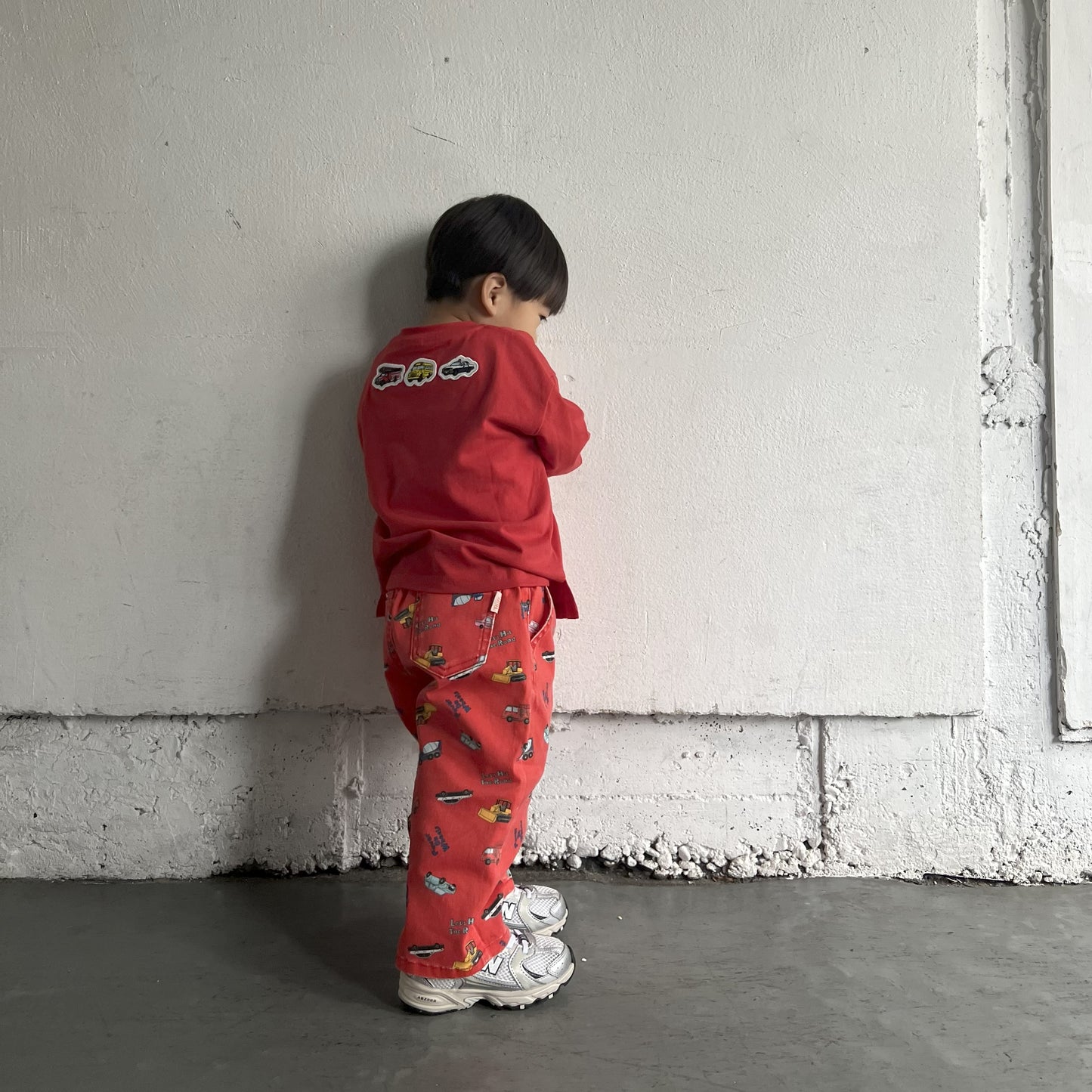 【働く車】総柄パンツ