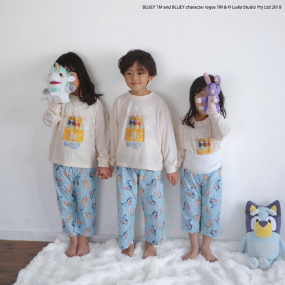 【ブルーイ】ロンT＆腹巻付きパンツパジャマ