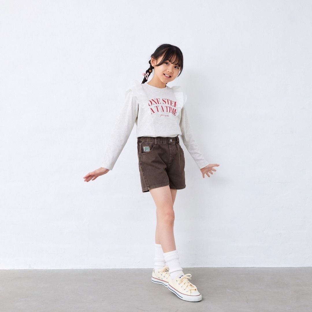 製品染めショートパンツ