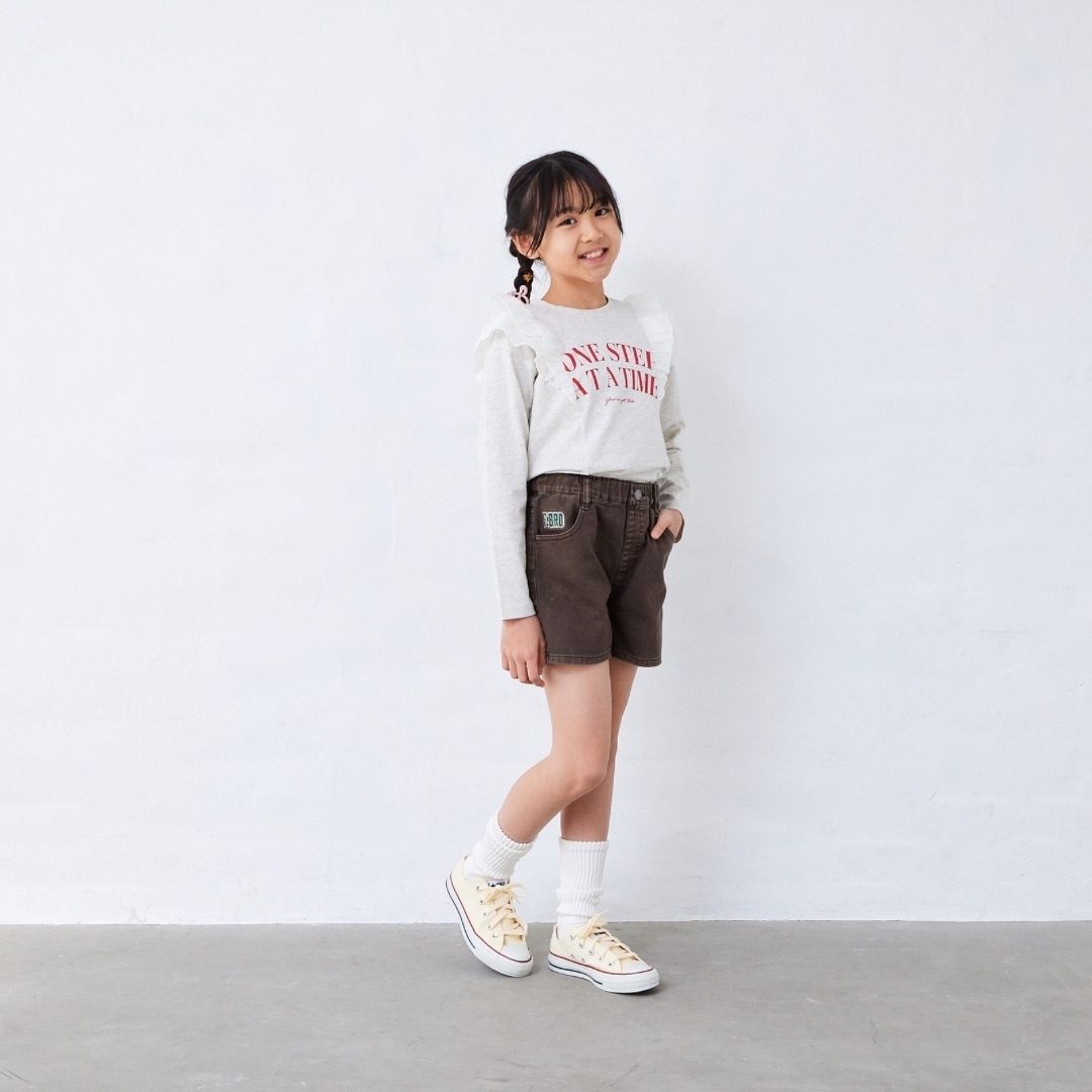 製品染めショートパンツ