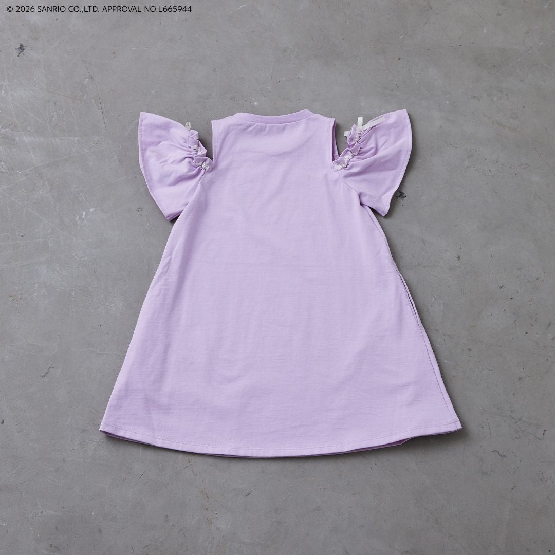 【サンリオキャラクターズ】ラメプリントワンピース