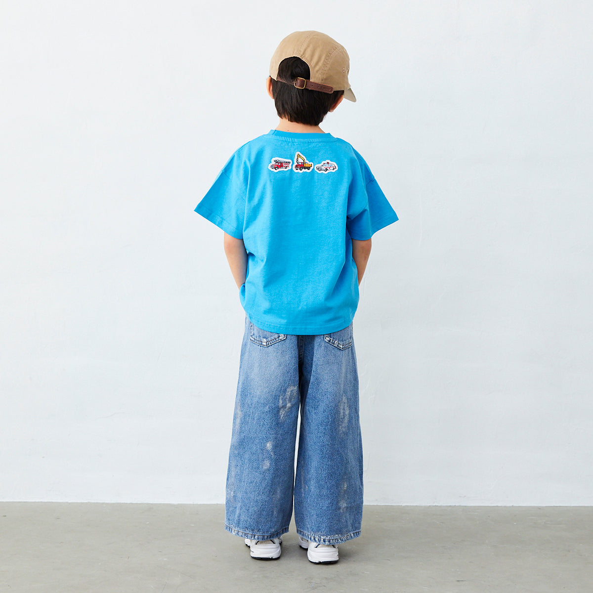 働く車プリントTシャツ
