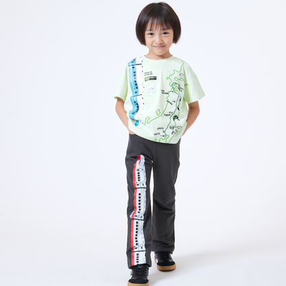 【JRの電車】連結プリントTシャツ