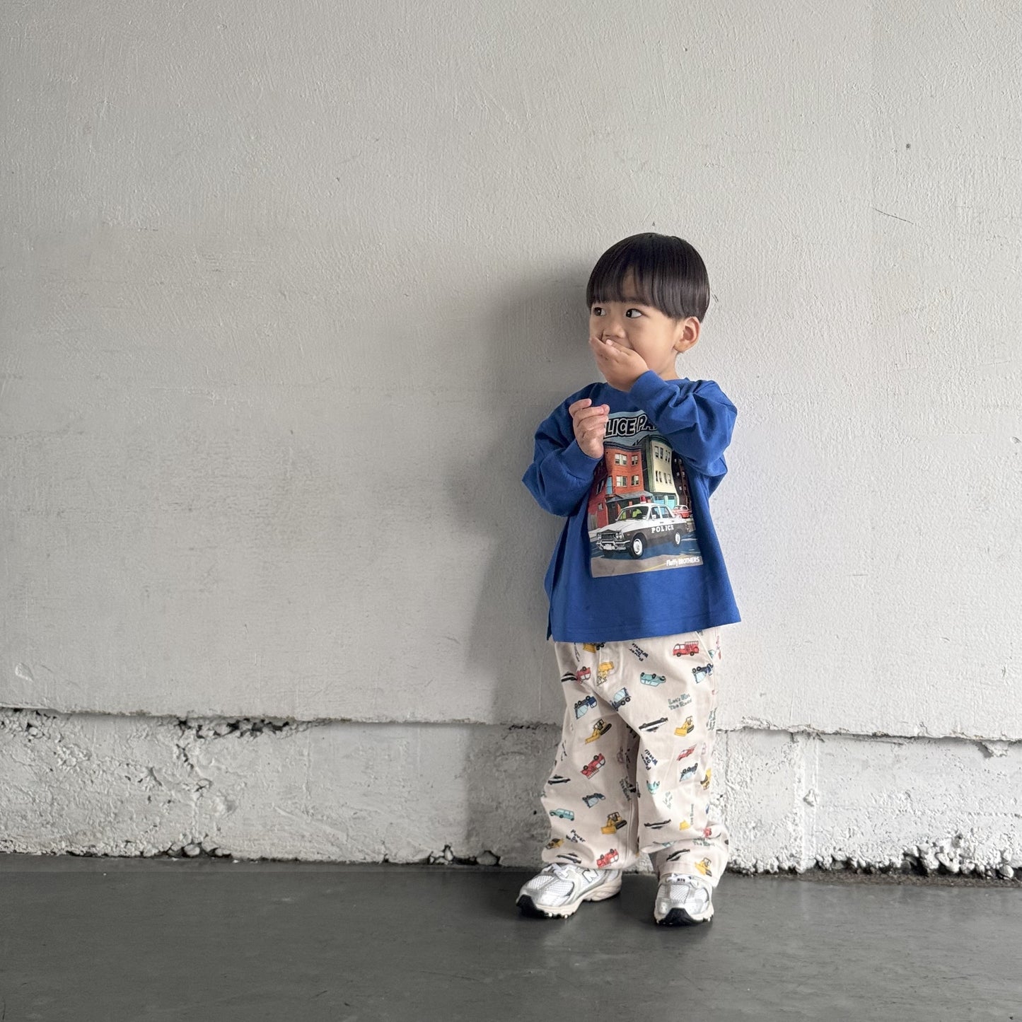 【働く車】総柄パンツ