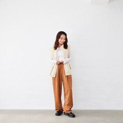 スウェードパンツ