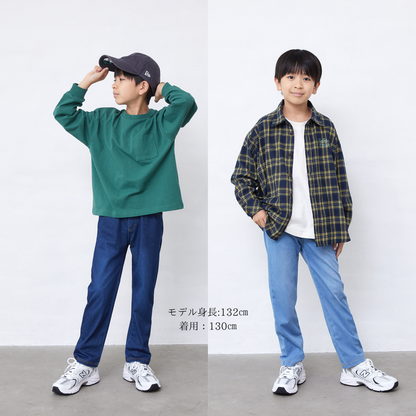 【FLUFFREE】ニットデニムパンツ