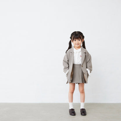 千鳥柄キュロット