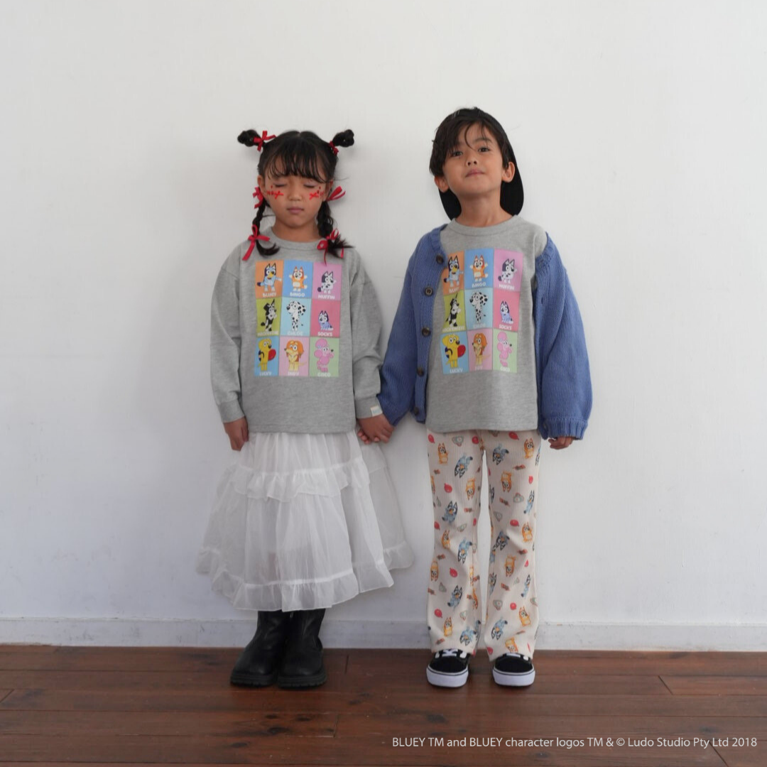 【ブルーイ】ミニ裏毛トレーナー