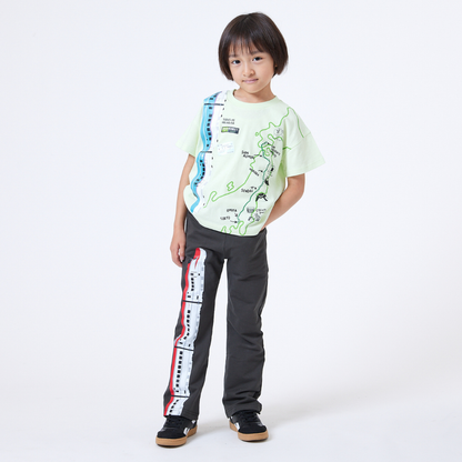 【JRの電車】連結プリントパンツ