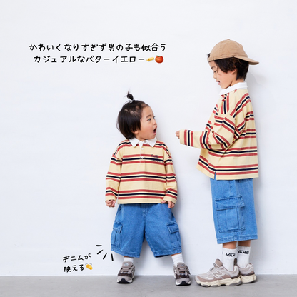 ボーダーラガーシャツ