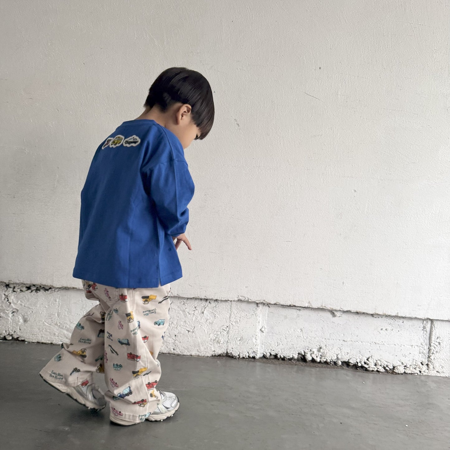 【働く車】総柄パンツ