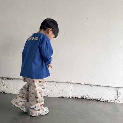 【働く車】総柄パンツ