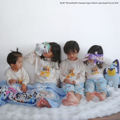 【ブルーイ】ロンT＆腹巻付きパンツパジャマ