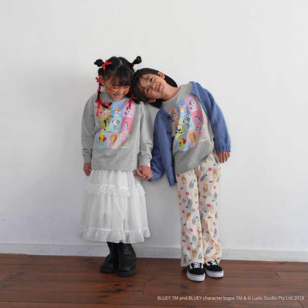 【ブルーイ】ミニ裏毛トレーナー