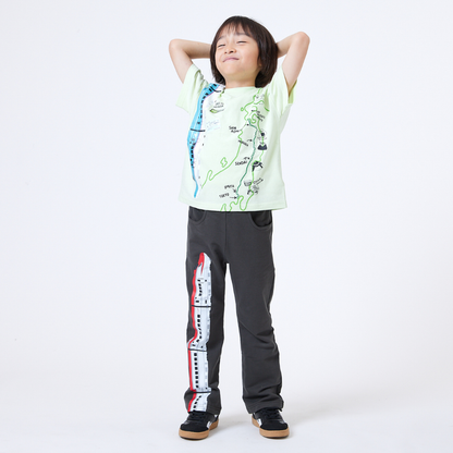 【JRの電車】連結プリントTシャツ