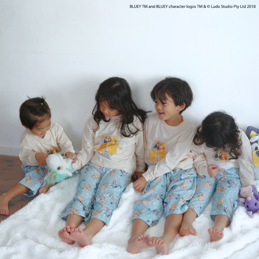 【ブルーイ】ロンT＆腹巻付きパンツパジャマ