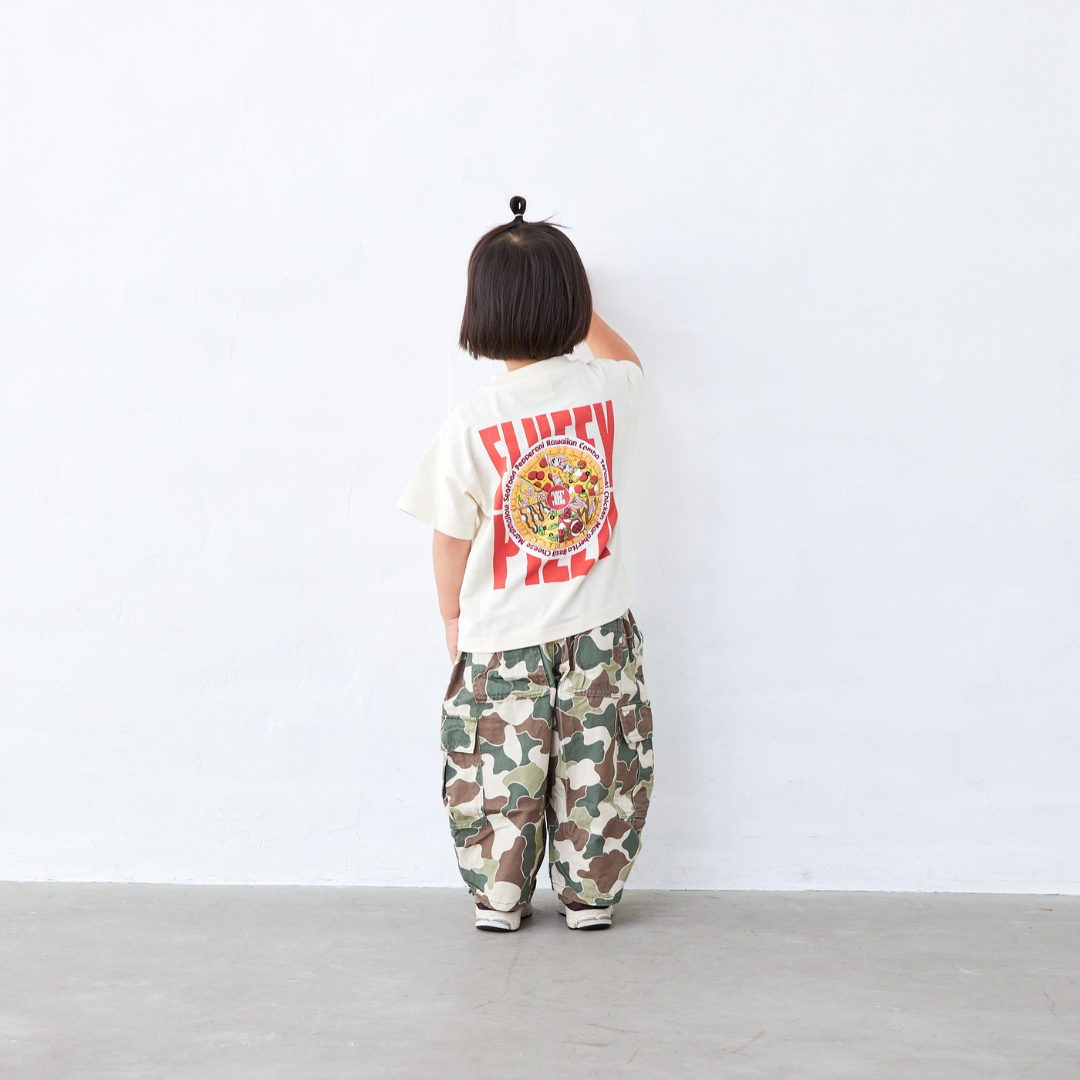 ピザT刺繍シャツ