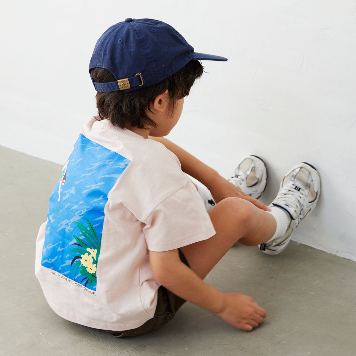 パネルプリントTシャツ