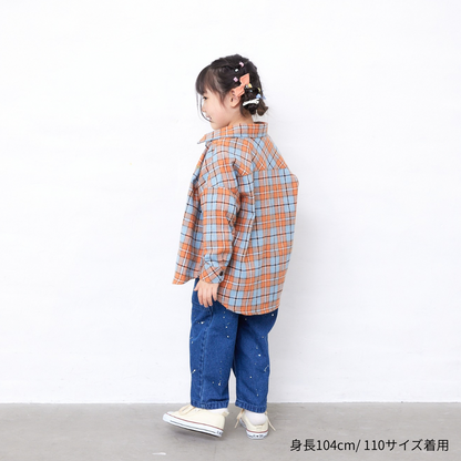 前開きサロペット