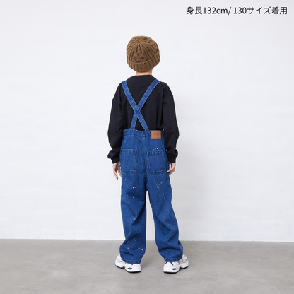 前開きサロペット