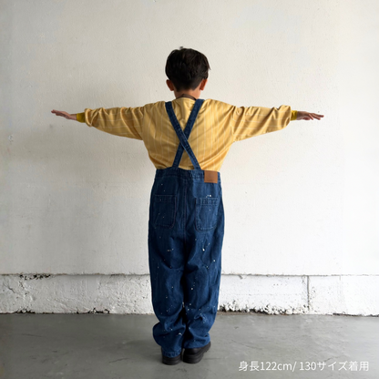 前開きサロペット